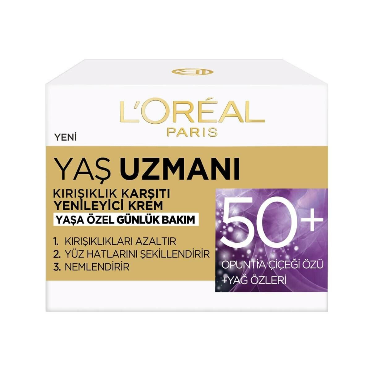 L'Oréal Yaş Uzmanı Kırışıklık Karşıtı Sıkılaştırıcı Krem 50 Yaş Üzeri 50 ml
