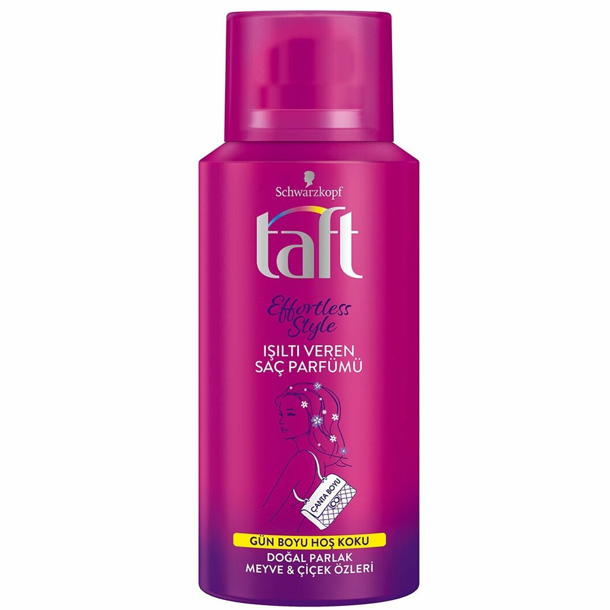 Taft Effortless Style Işıltı Veren Saç Parfümü Çanta Boyu 100 ml
