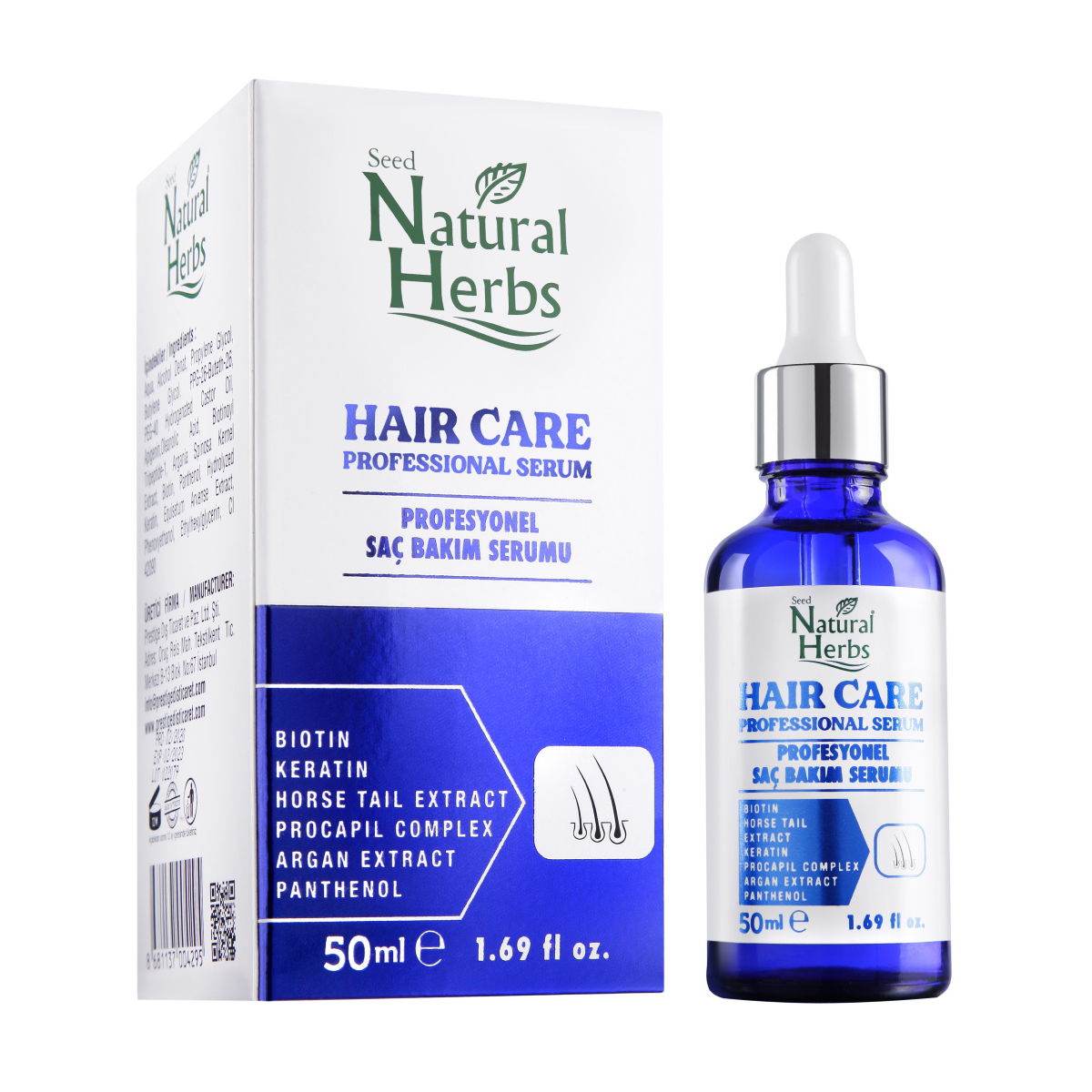 Natural Herbs Hair Care Dökülme Karşıtı Profesyonel Bakım Serumu 50 ml