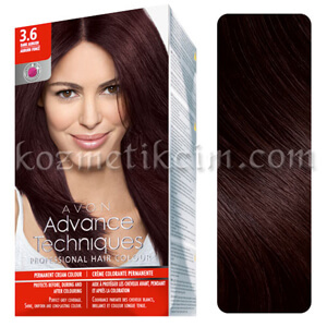 Avon Saç boyası 3.6 Koyu Kızıl Kestane